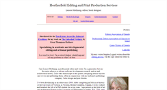 Desktop Screenshot of heatherfieldediting.com