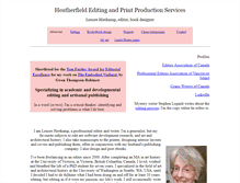 Tablet Screenshot of heatherfieldediting.com